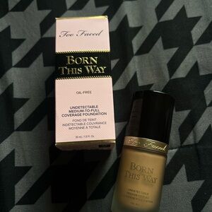 Too Faced Born This Way Foundation Shade “Honey” Brand New